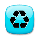 Emoji ♻️ Simbolo Del Riciclaggio su LG G3.