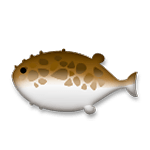 Emoji 🐡 Pesce Palla su LG G3.