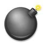 Émoji 💣 Bombe sur LG G3.