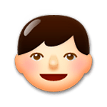 Emoji 👦 Bambino su LG G3.