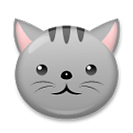Emoji 🐱 Muso Di Gatto su LG G3.