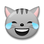 Emoji 😹 Gatto Con Lacrime Di Gioia su LG G3.
