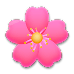 🌸 Emoji Flor De Cerezo en LG G3.