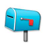 Emoji 📪 Cassetta Postale Chiusa Bandierina Abbassata su LG G3.