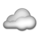 ☁️ Emoji Nube en LG G3.