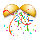 Emoji 🎊 Coriandoli su LG G3.