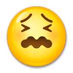 Emoji 😖 Faccina Frustrata su LG G3.