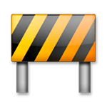 Emoji 🚧 Area Cantiere su LG G3.