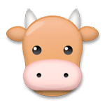 Émoji 🐮 Tête De Vache sur LG G3.