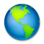 🌎 Emoji Globus mit Amerika LG G3.