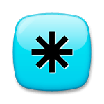 Emoji ✳️ Asterisco su LG G3.