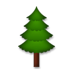 🌲 Emoji árbol De Hoja Perenne en LG G3.