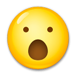 😮 Emoji Cara Con La Boca Abierta en LG G3.
