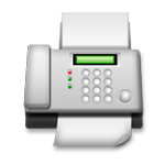 Émoji 📠 Fax sur LG G3.