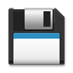 Emoji 💾 Floppy Disc su LG G3.