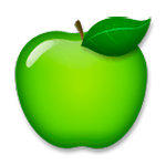 Emoji 🍏 Mela Verde su LG G3.