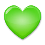 💚 Emoji Corazón Verde en LG G3.