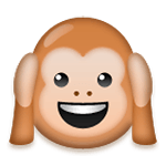 🙉 Emoji Macaco Que Não Ouve Nada na LG G3.