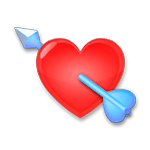 Emoji 💘 Cuore Con Freccia su LG G3.
