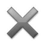 ✖️ Emoji Signo De Multiplicación en LG G3.