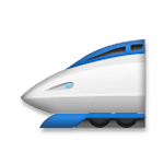🚄 Emoji Hochgeschwindigkeitszug mit spitzer Nase LG G3.