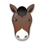 Emoji 🐴 Muso Di Cavallo su LG G3.