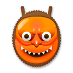 👹 Emoji Demonio Japonés Oni en LG G3.
