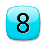 8️⃣ Emoji Teclas: 8 en LG G3.