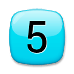 5️⃣ Emoji Teclas: 5 en LG G3.