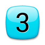 Emoji 3️⃣ Tasto: 3 su LG G3.