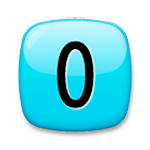 Emoji 0️⃣ Tasto: 0 su LG G3.