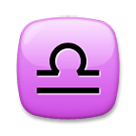Emoji ♎ Segno Zodiacale Della Bilancia su LG G3.