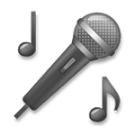 Emoji 🎤 Microfono su LG G3.
