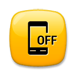 Emoji 📴 Cellulare Spento su LG G3.