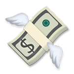 💸 Emoji Dinheiro Voando na LG G3.