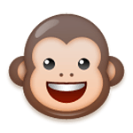 Emoji 🐵 Muso Di Scimmia su LG G3.