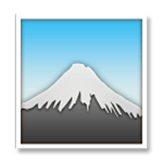 🗻 Emoji Monte Fuji en LG G3.