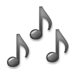 Émoji 🎶 Notes De Musique sur LG G3.