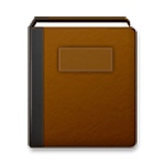 📓 Emoji Caderno na LG G3.