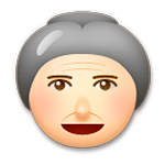 👵 Emoji Anciana en LG G3.