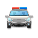 🚔 Emoji Vorderansicht Polizeiwagen LG G3.