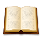 Emoji 📖 Libro Aperto su LG G3.