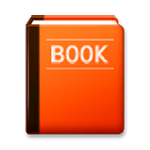 Emoji 📙 Libro Arancione su LG G3.