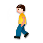 🚶 Emoji Persona Caminando en LG G3.