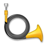 Emoji 📯 Corno Postale su LG G3.