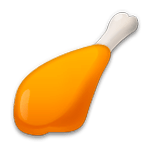 Emoji 🍗 Coscia Di Pollo su LG G3.