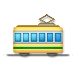 🚃 Emoji Straßenbahnwagen LG G3.