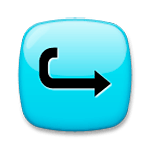 Emoji ↪️ Freccia Curva A Destra su LG G3.