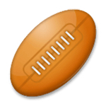 🏉 Emoji Balón De Rugby en LG G3.