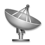 Emoji 📡 Antenna Satellitare su LG G3.